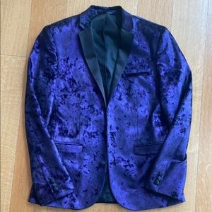 Men's Purple Velvet Blazer 38” chest